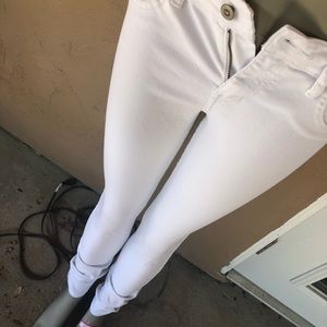 White jeans